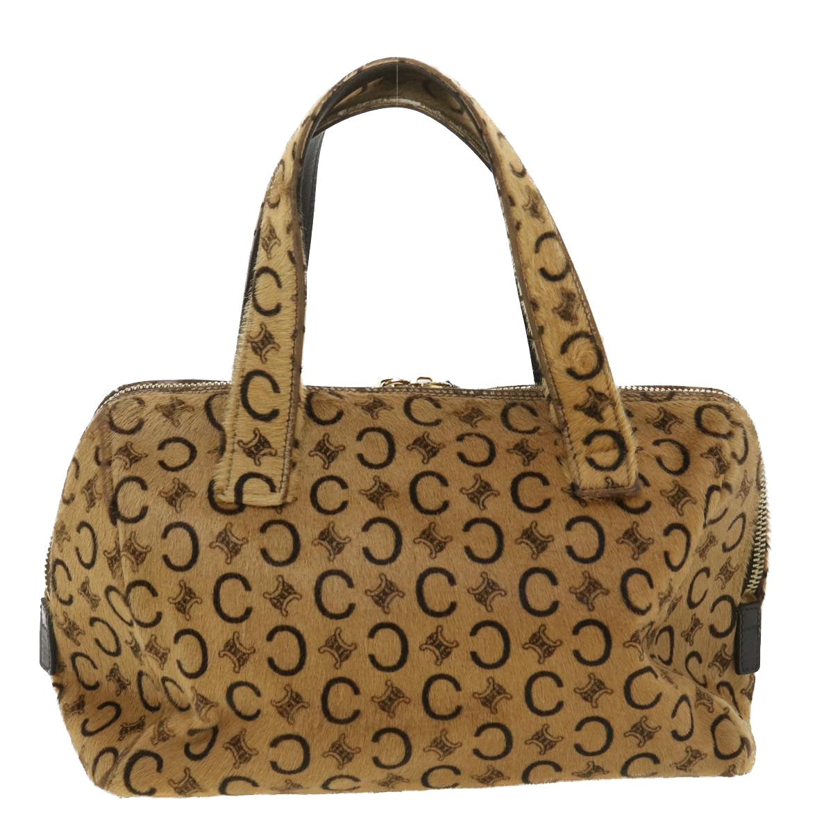 Luxury CELINE Brazon Hand Bag Unborn Calf SkinLeather Beige  34321