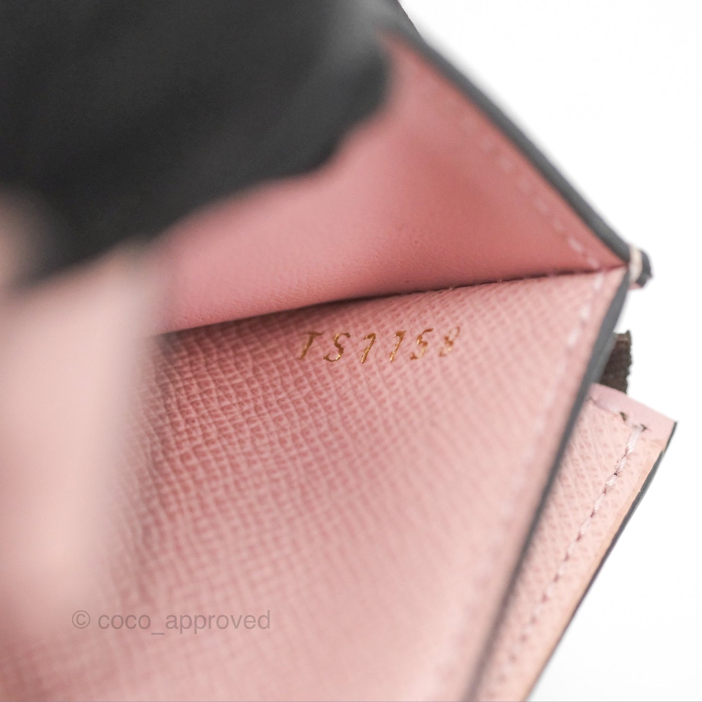 Louis Vuitton Victorine Wallet Monogram Canvas Rose Ballerina