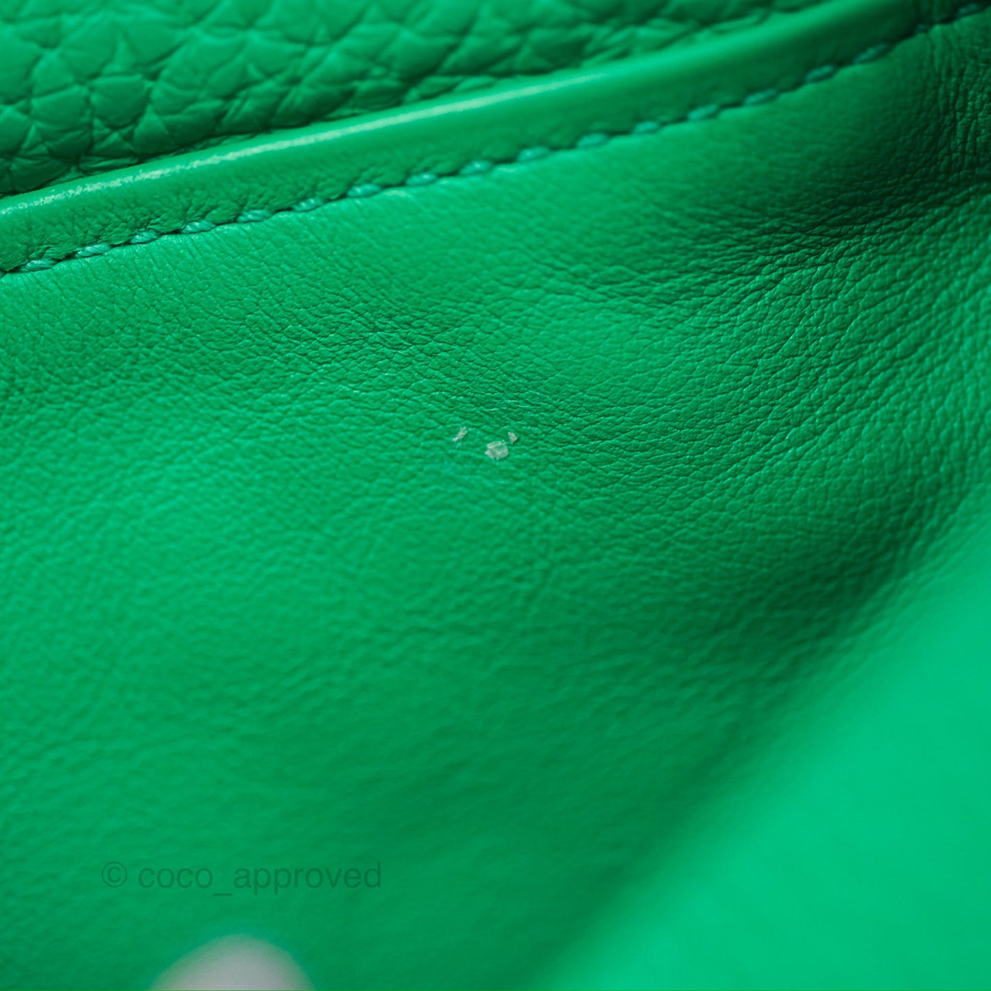 Hermès Mini Lindy 20 Menthe 6W Clemence Palladium Hardware