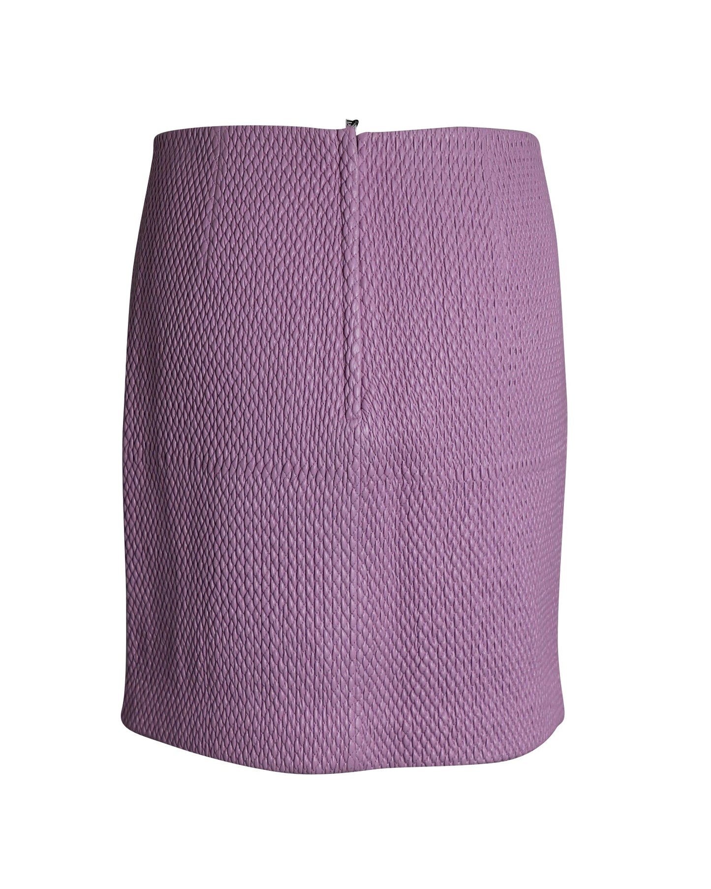 Luxury Bottega Veneta Quilted Skirt in Pink Leather