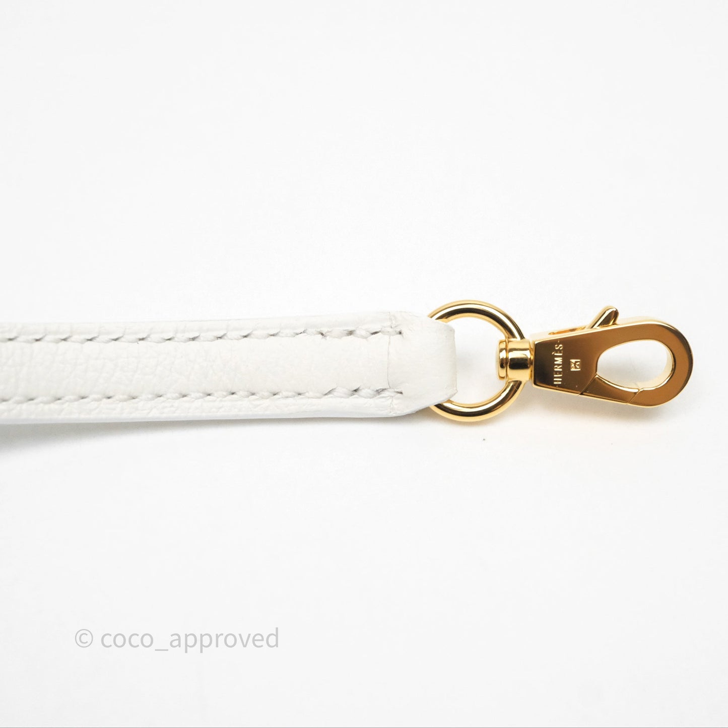 Hermès Bolide Mini 1923 Blanc 01 Evercolor Gold Hardware