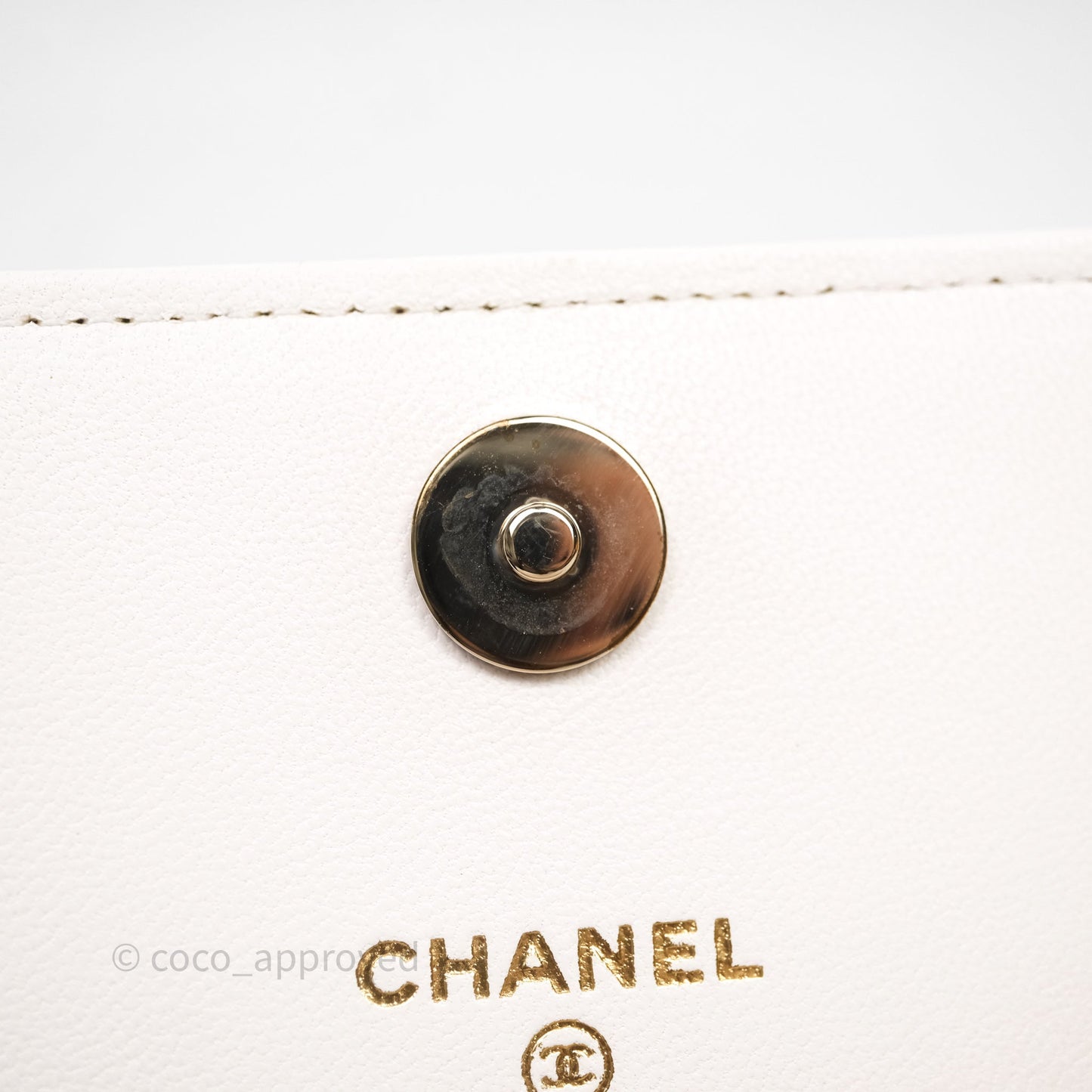 Chanel Quilted Book Wallet on Chain WOC Black Lambskin Gold Hardware