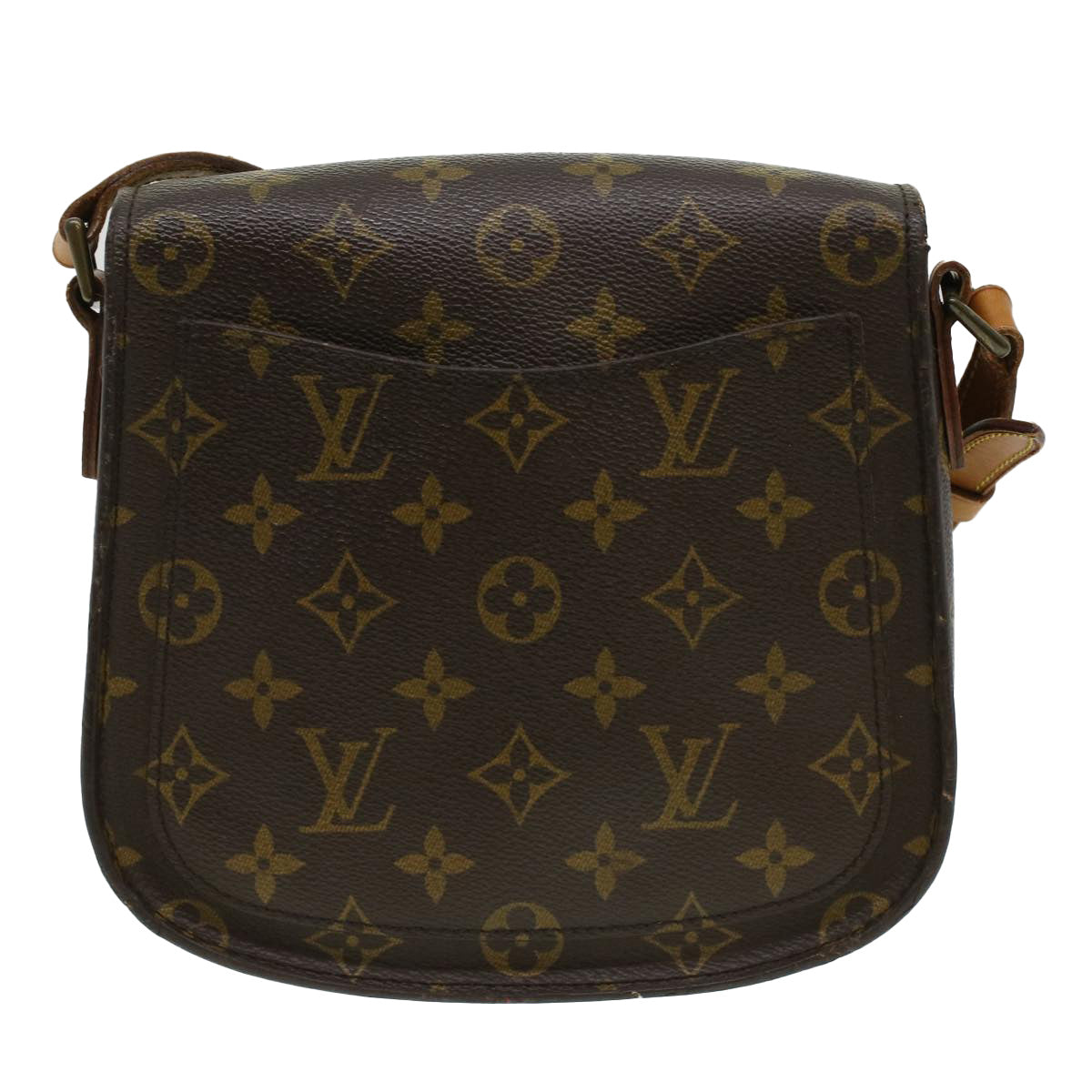 LOUIS VUITTON Monogram Saint Cloud MM Shoulder Bag M51243 LV 34410