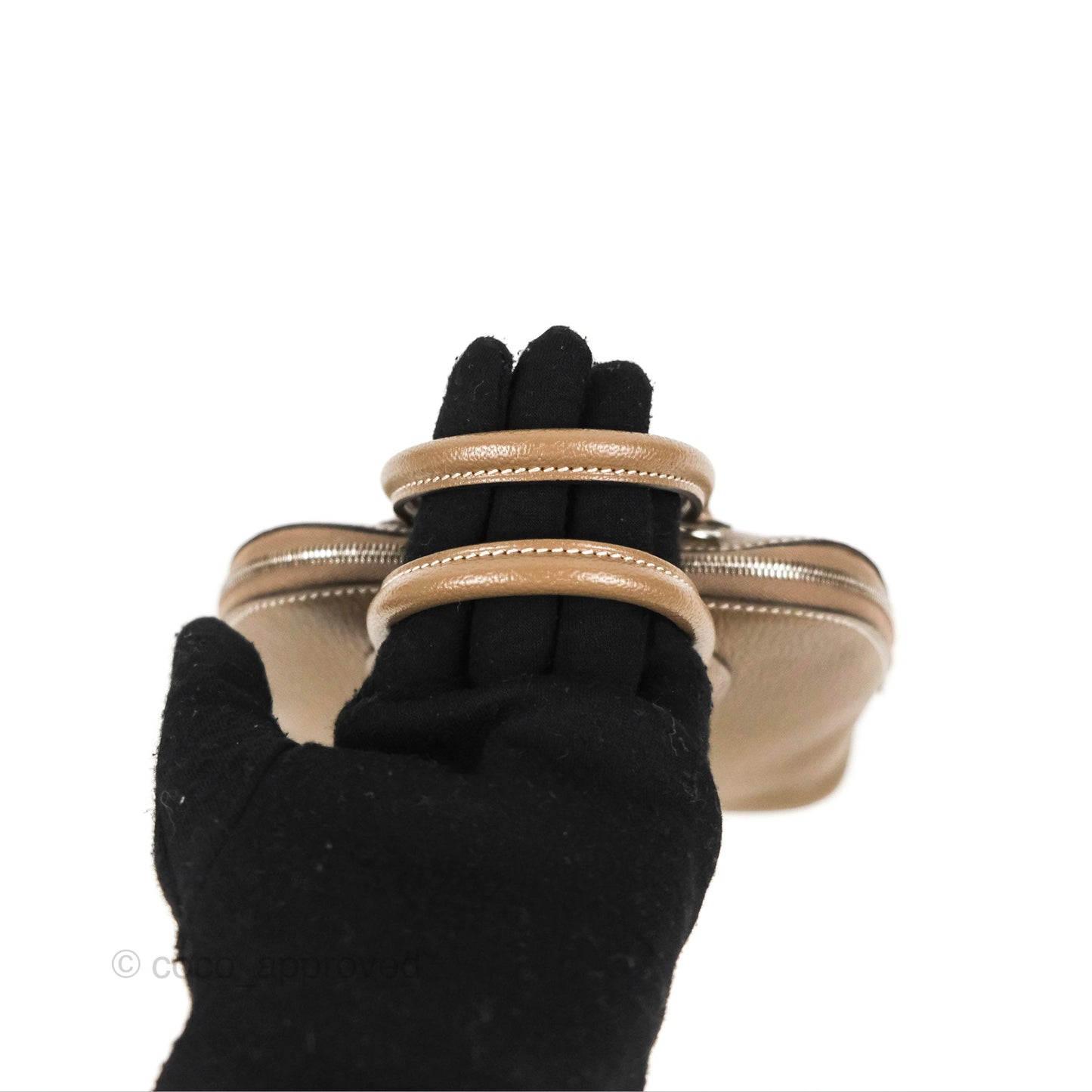 Hermès Bolide Mini 1923 Etoupe Chevre Mysore Palladium Hardware