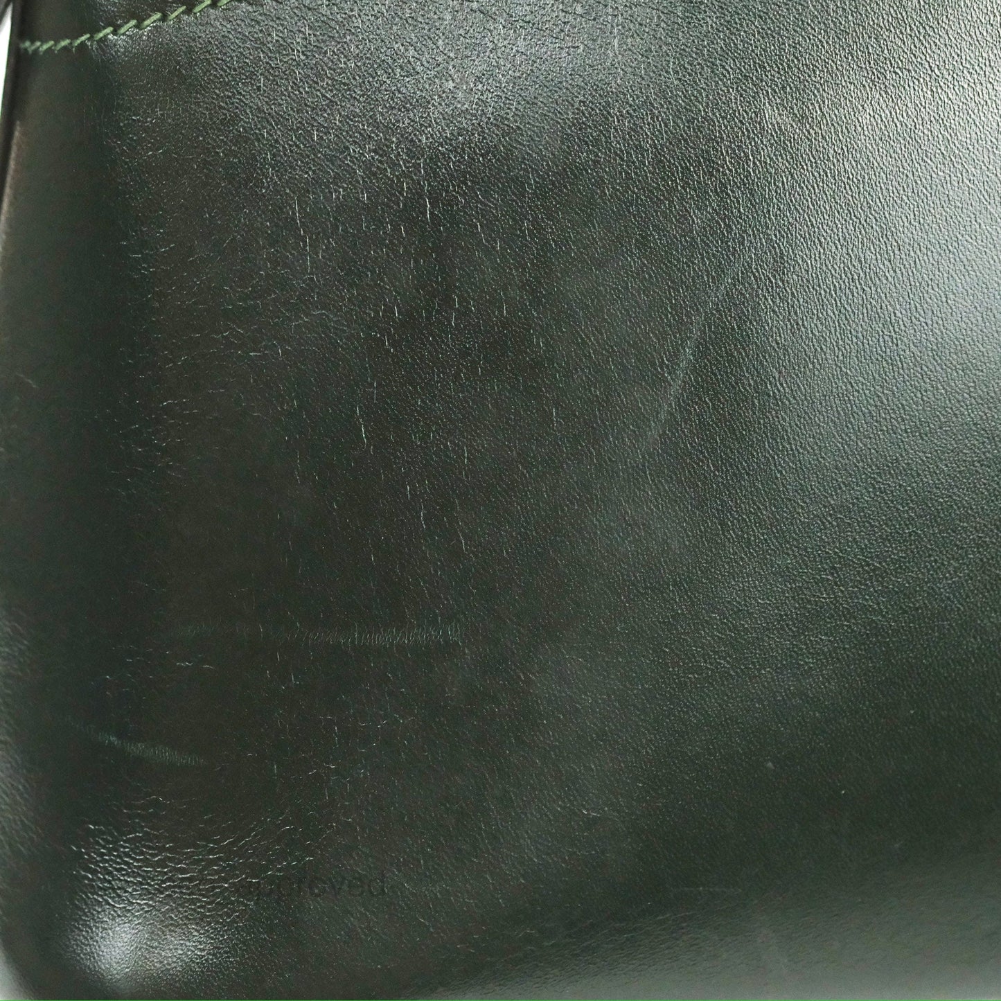 Hermès Vintage Bolide 27 Dark Green Box Leather Gold Hardware