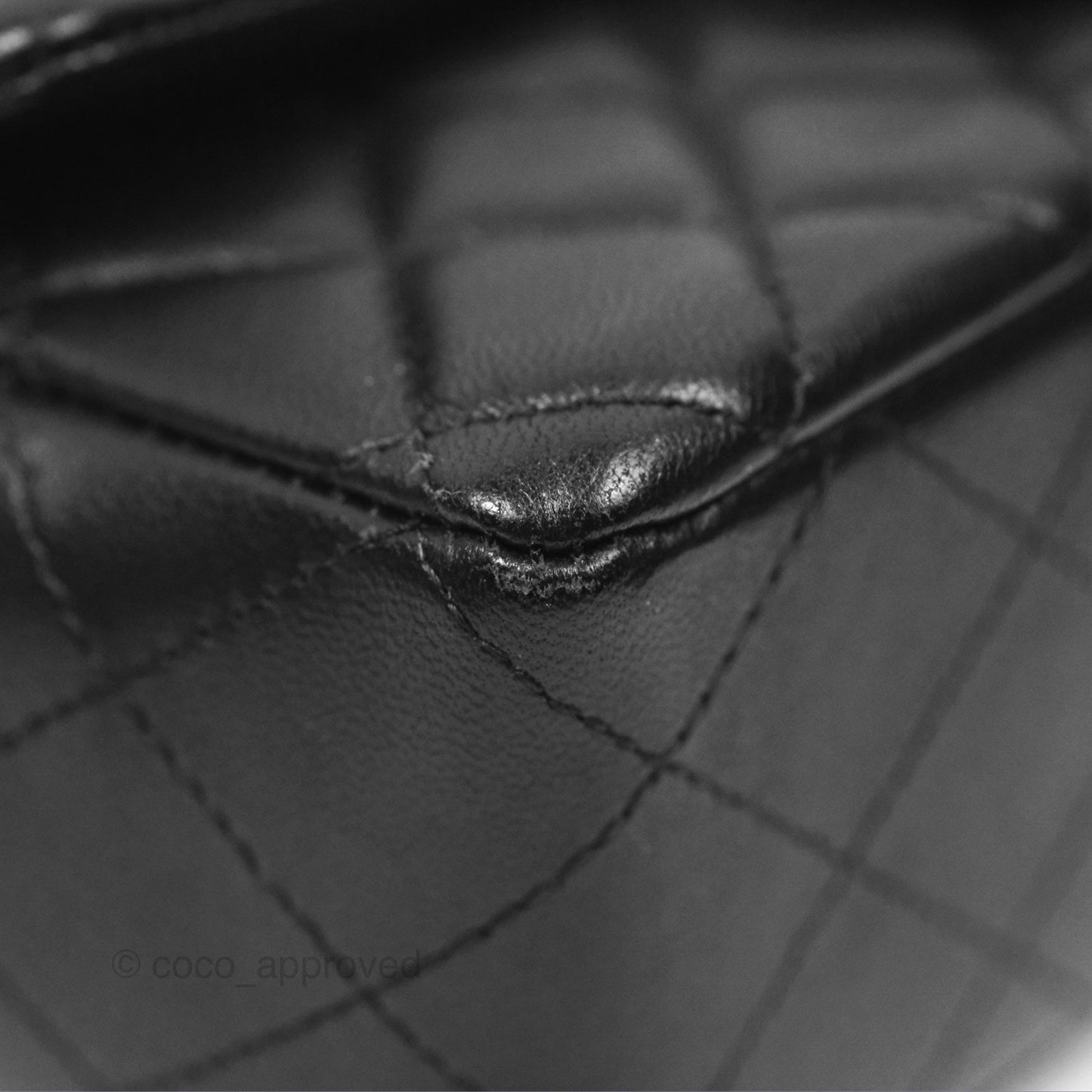 Chanel Quilted Mini Rectangular Flap Black Lambskin Gold Hardware