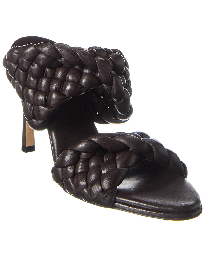 Luxury Bottega Veneta BV Curve Leather Sandal