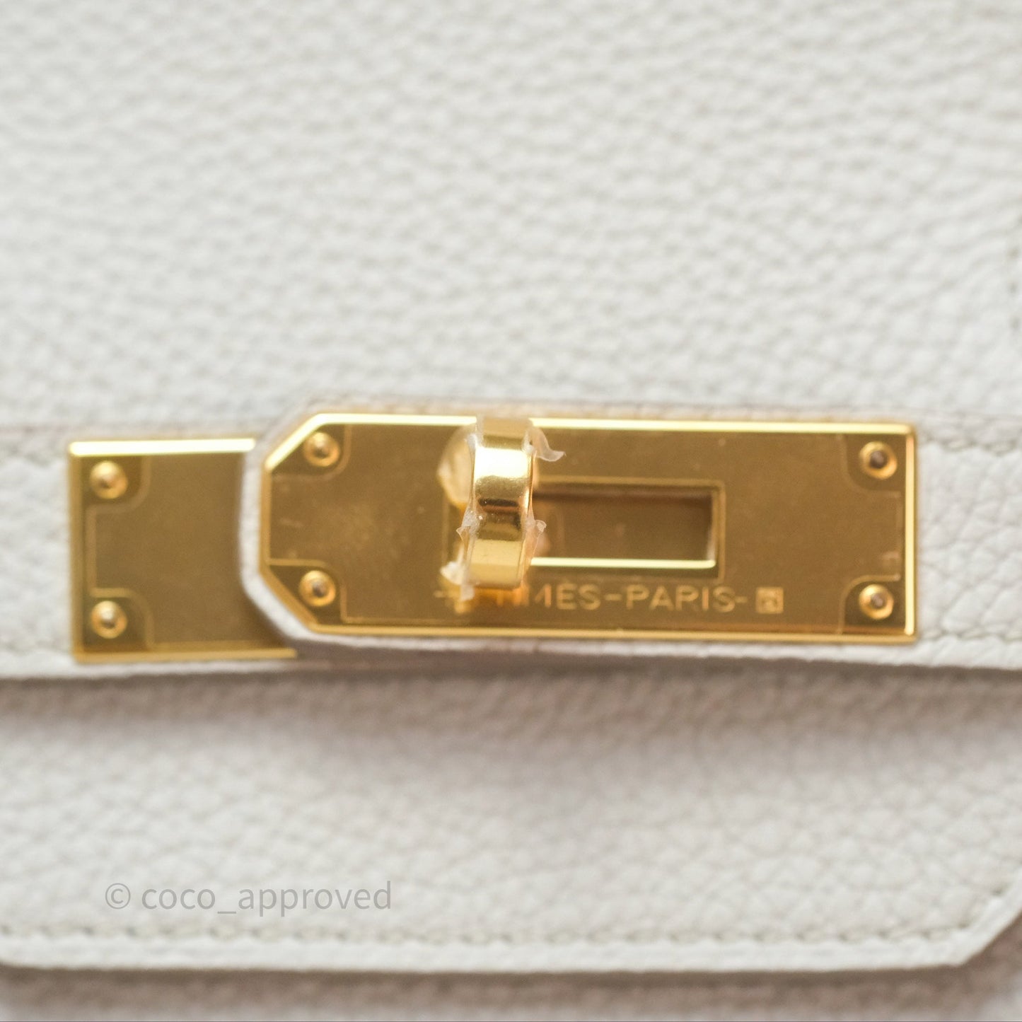 Hermès Retourne Birkin 35 Beton Togo Gold Hardware