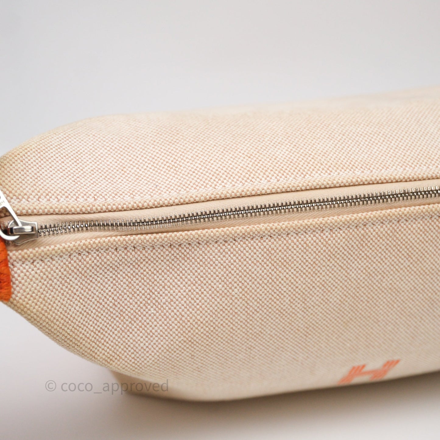 Hermès Small Bride-A-Brac Natural Orange Canvas