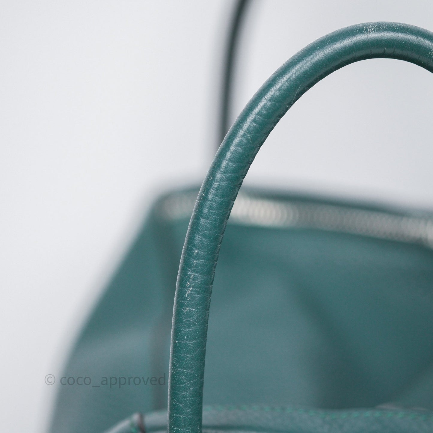 Hermès Lindy 30 Malachite Z6 Clemence Palladium Hardware