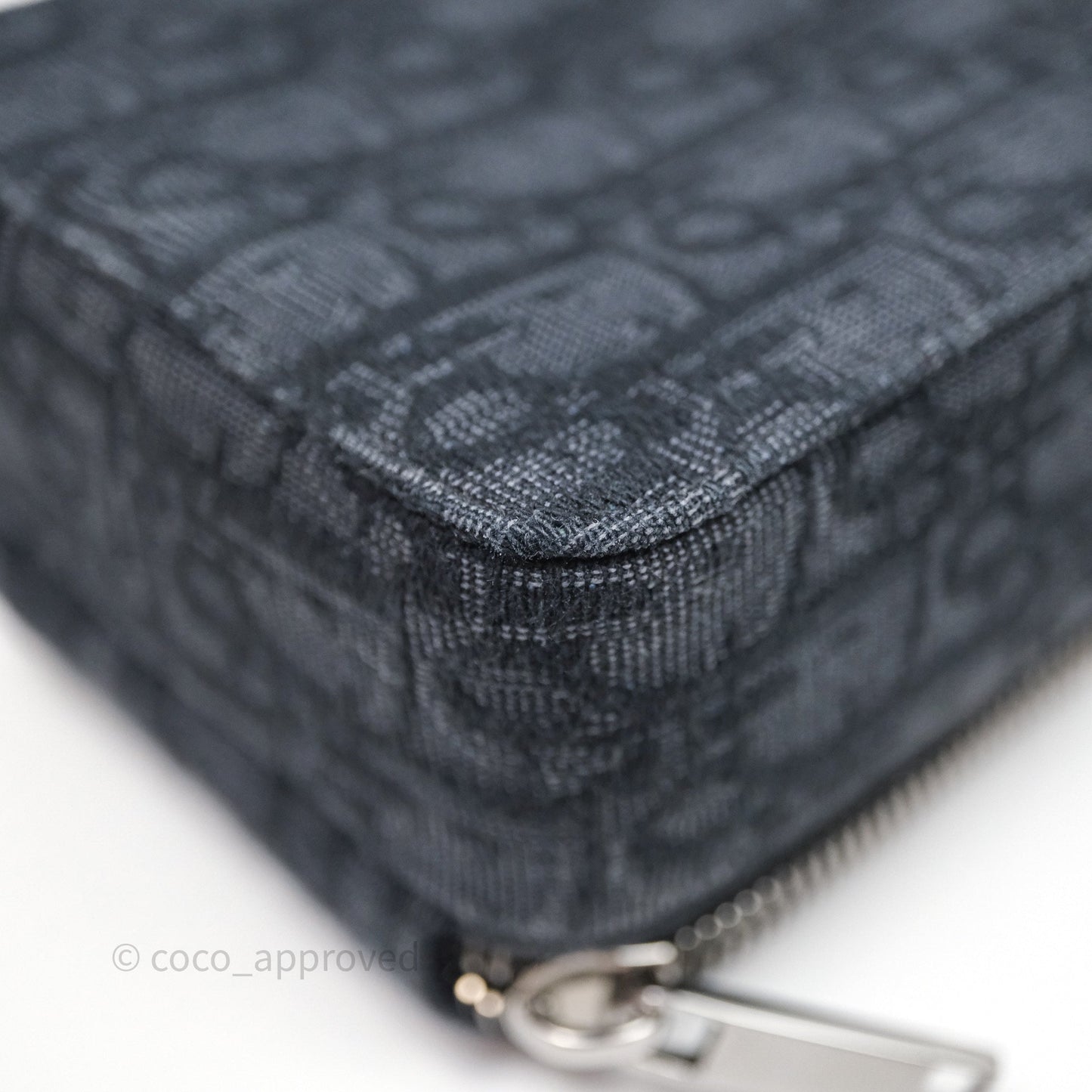 Christian Dior Men's Crossbody Bag Black Oblique Canvas