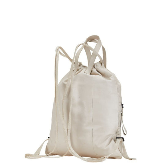 Luxury Bottega Veneta ivory  Leather Backpack ()