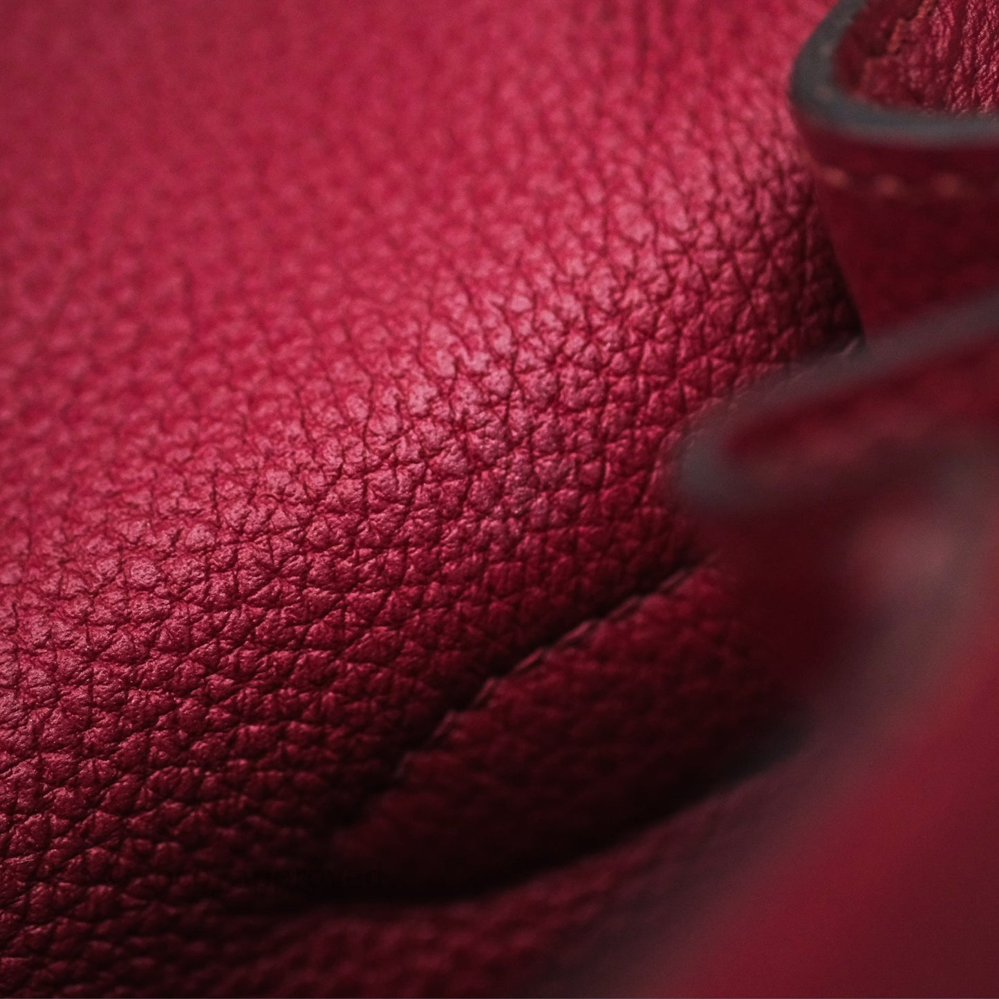 Hermès Kelly 32 Retourne Rouge Grenat K1 Togo Gold Hardware