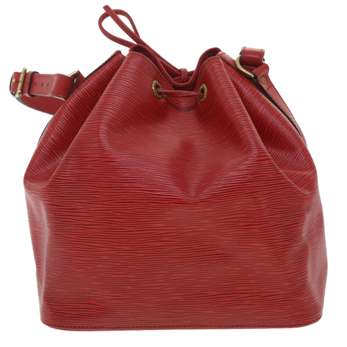 LOUIS VUITTON Epi Petit Noe Shoulder Bag Red M44107 LV 34598