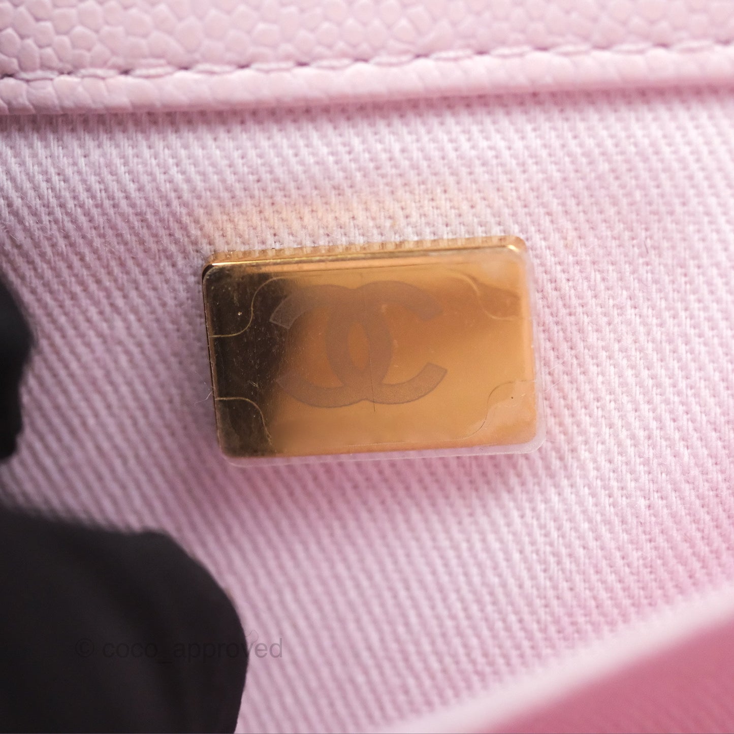 Chanel Quilted Small Business Affinity Flap Light Pink Caviar Gold Hardware