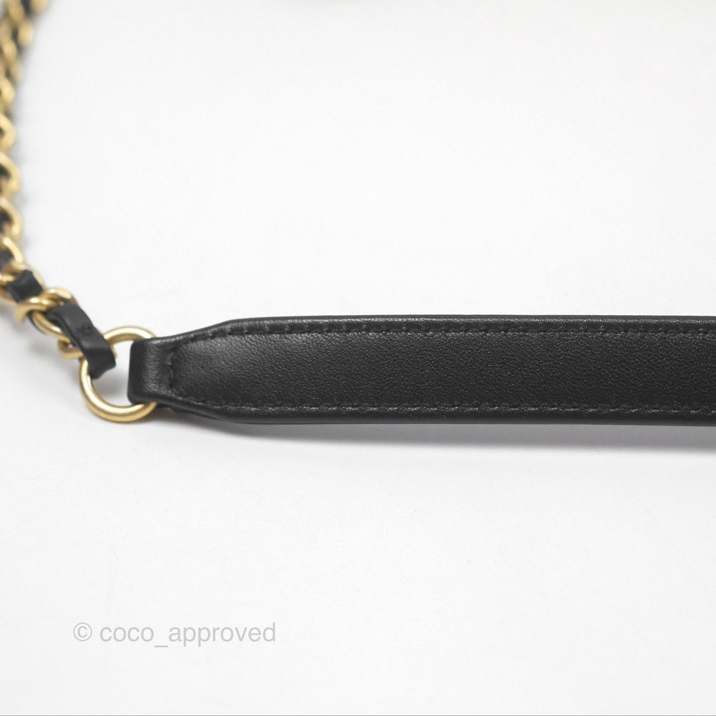 Chanel Quilted Small CC Filigree Flap Beige Black Caviar