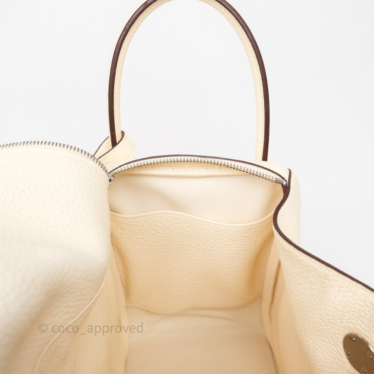 Hermès Lindy 30 Nata I2 Clemence Palladium Hardware