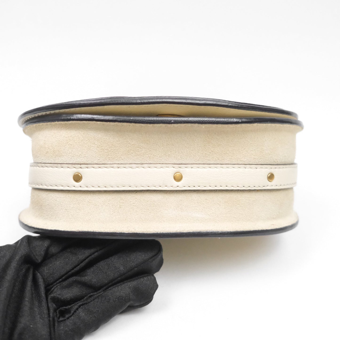 Chloé Nile Crossbody Bag White Calfskin