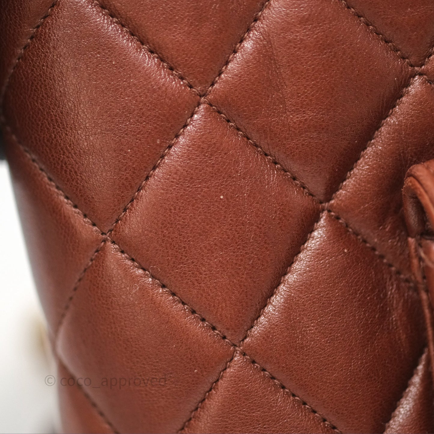 Chanel Vintage CC Duma Backpack Brown Lambskin 24K Gold Hardware