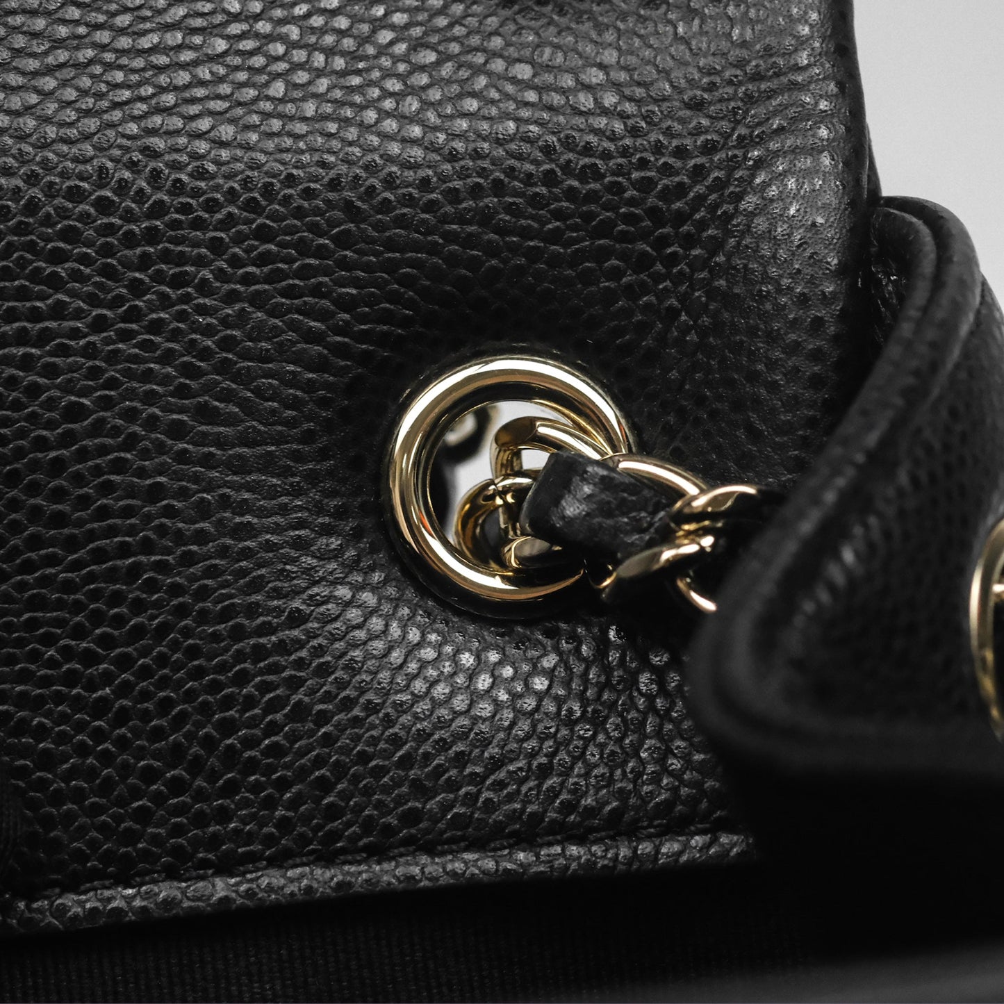 Chanel Small Duma Backpack Caviar Black Gold Hardware