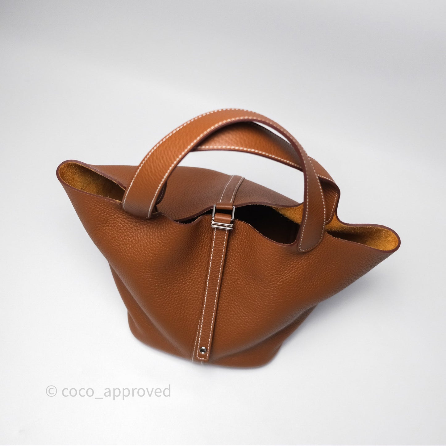 Hermès Picotin 22 Gold 37 Clemence Palladium Hardware