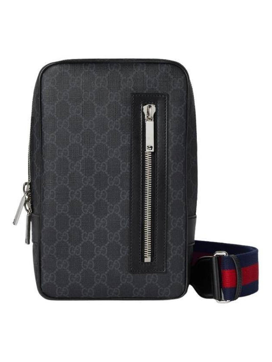 Luxury Gucci Trending 2025 GG Supreme Canvas Slingback Bag Black