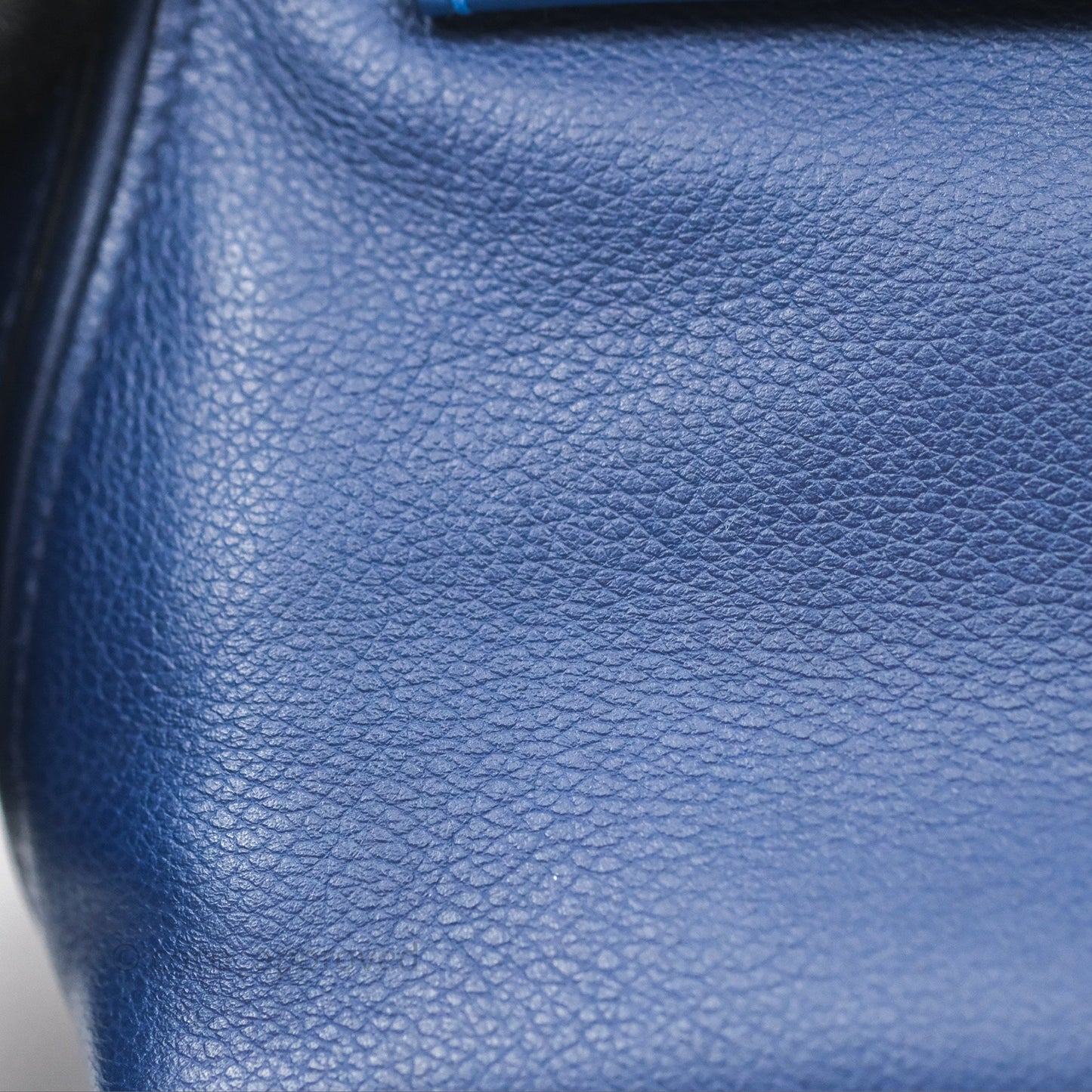 Hermès 24/24 21 Mini Bleu Saphir 73/ Bleu Indigo 76/ Bleu France 71 Evercolor/ Swift Palladium Hardware