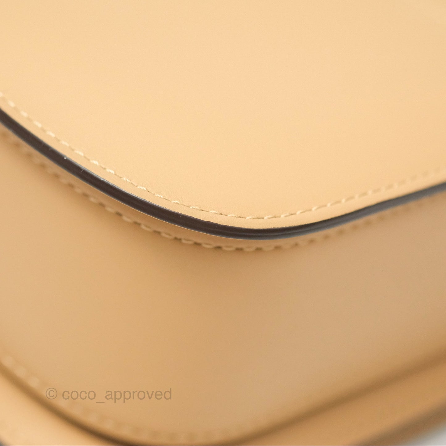 Delvaux Lingot Bag Latte Olen Calfskin