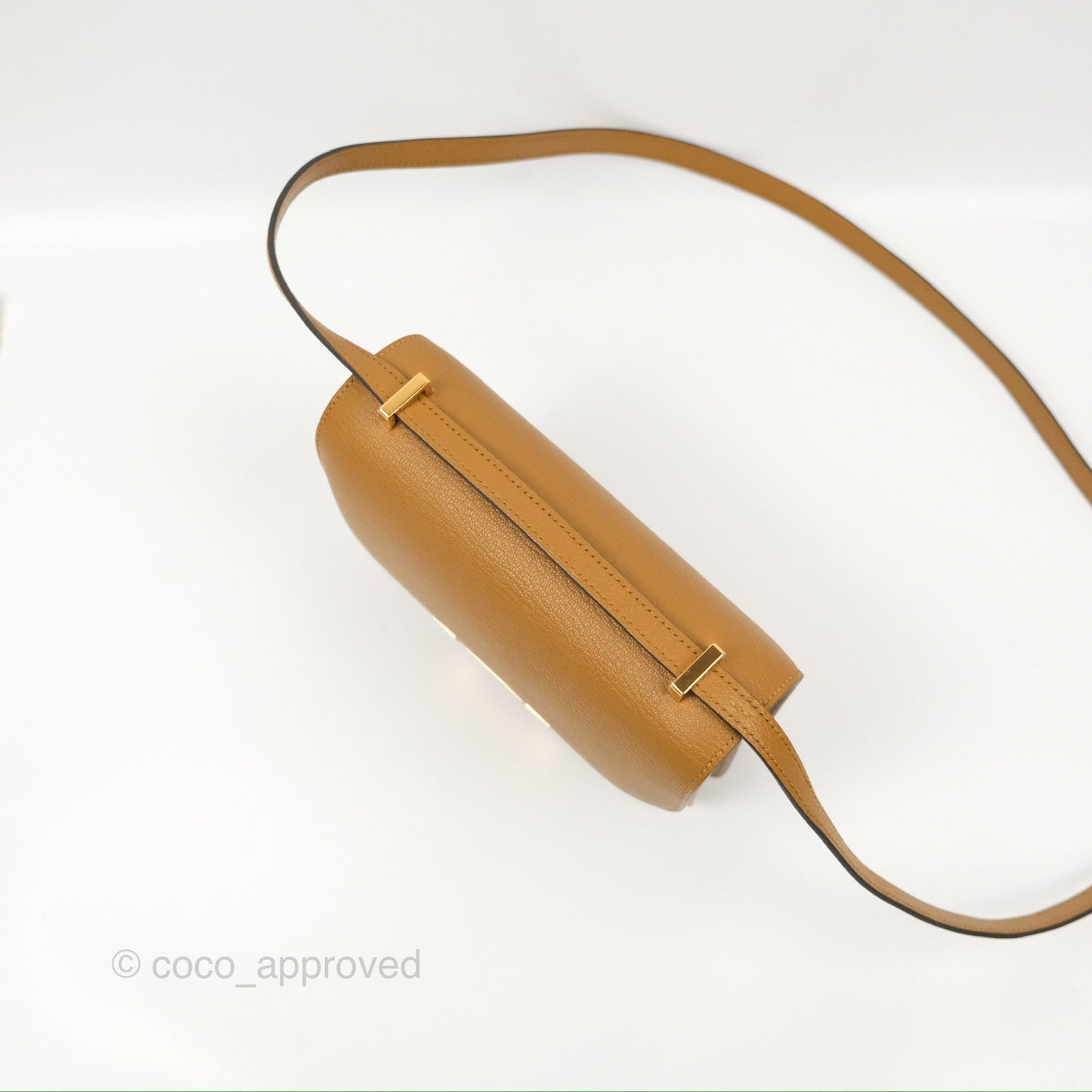 Hermès Constance Mini 18cm Kraft Chevre Mysore Gold Hardware