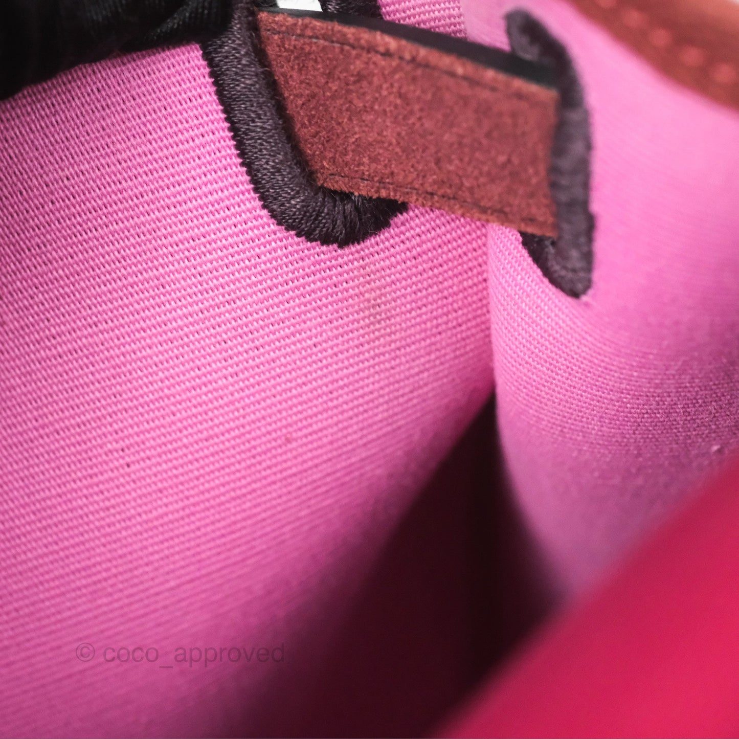 Hermès Herbag Zip 31 Retourne Rose Bubblegum L4/ Rubis B5 Canvas Palladium Hardware