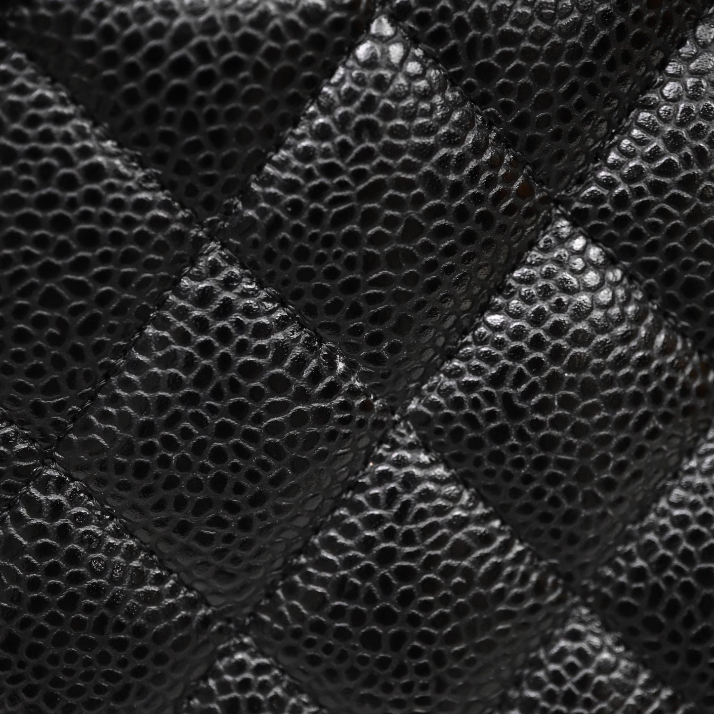 Chanel Classic Medium Flap Quilted Black Caviar Gold Hardware
