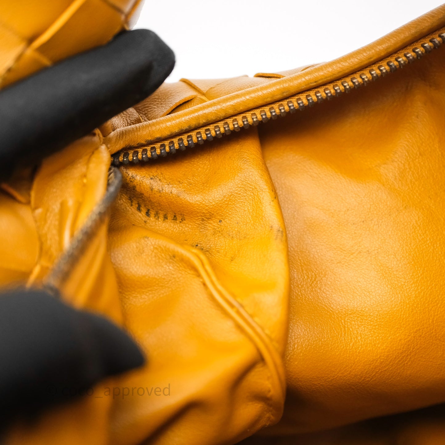 Bottega Veneta Teen Jodie Caramel Intrecciato Lambskin