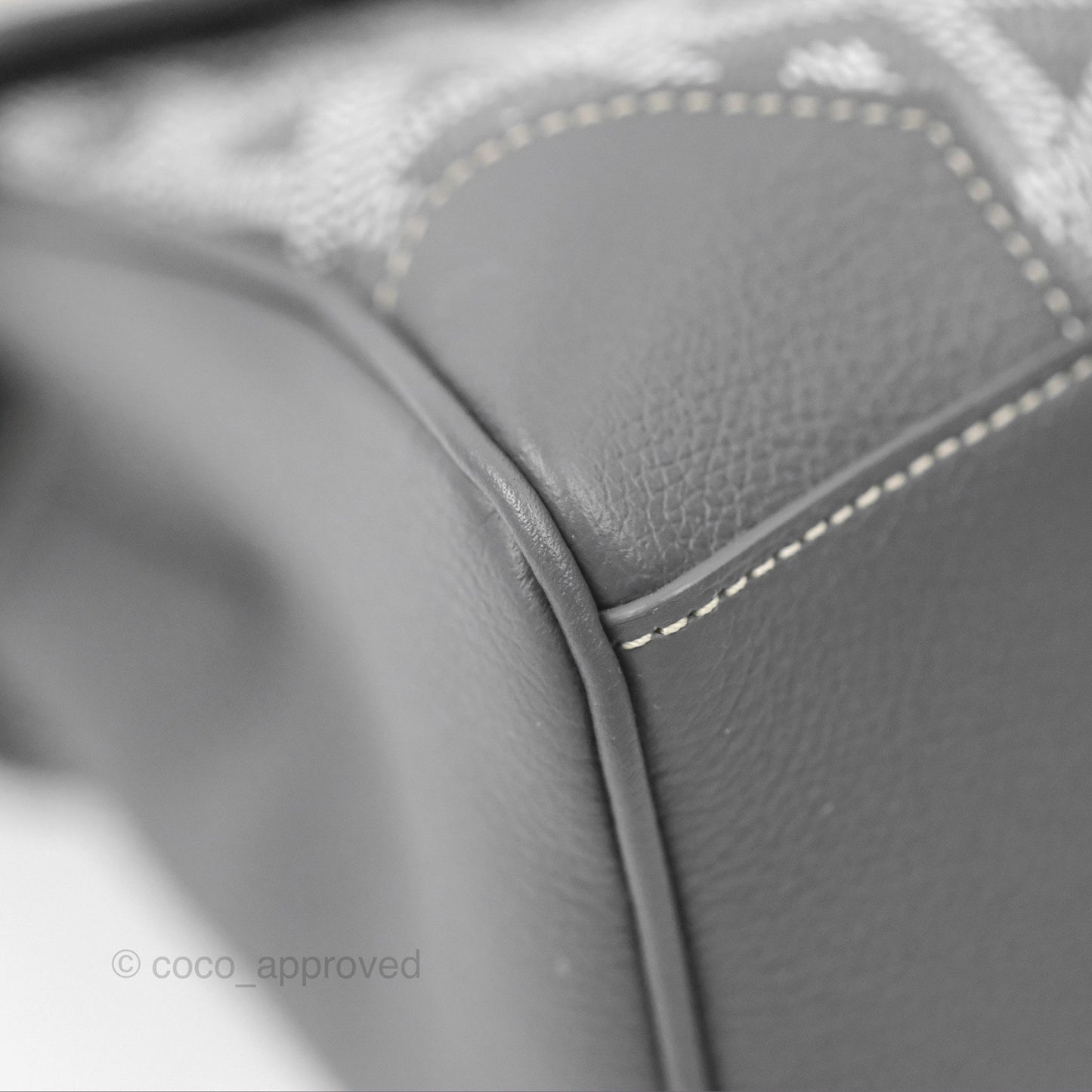 Goyard Saïgon Mini Bag Chevroches Calfskin Grey Silver Hardware