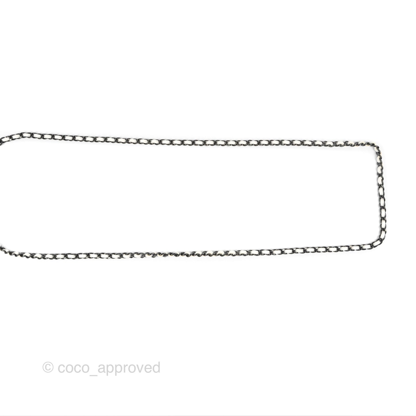 Chanel Mini Quilted Trendy CC Clutch With Chain White Lambskin Black Hardware