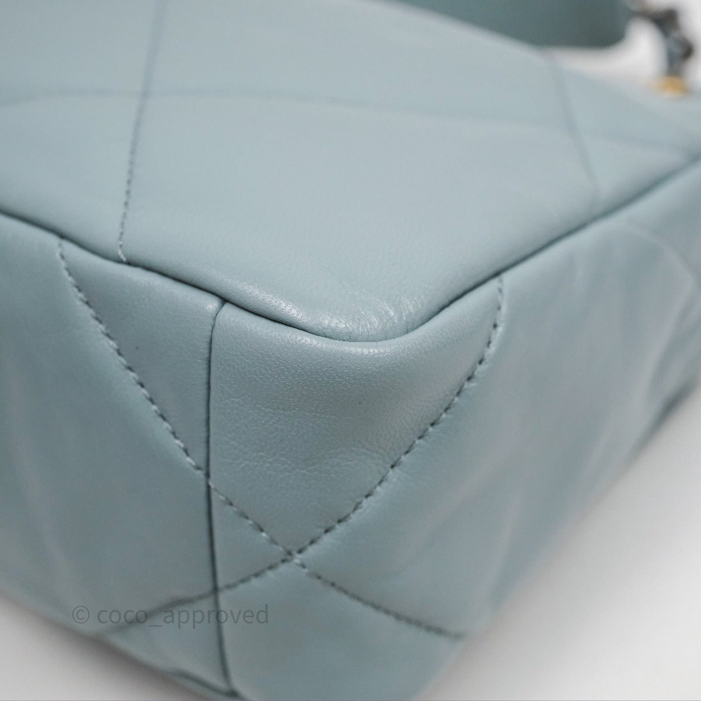 Chanel 19 Small Blue Mixed Hardware