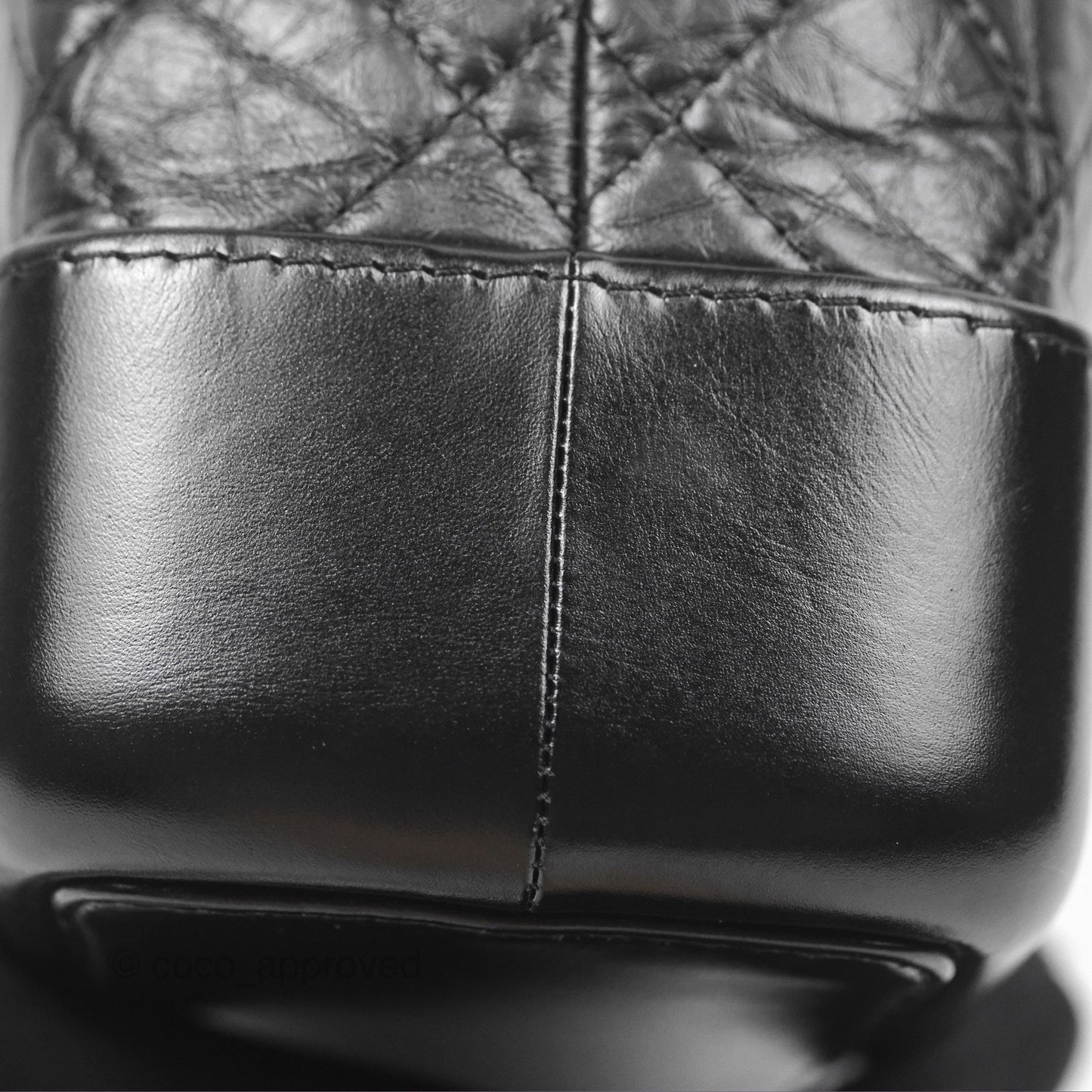 Chanel Small Gabrielle Backpack Black Aged Calfskin