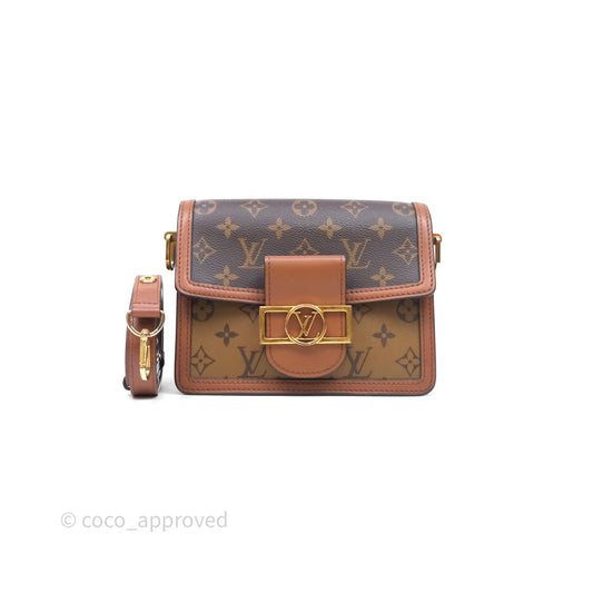 Louis Vuitton Mini Dauphine Monogram Tan Calfskin