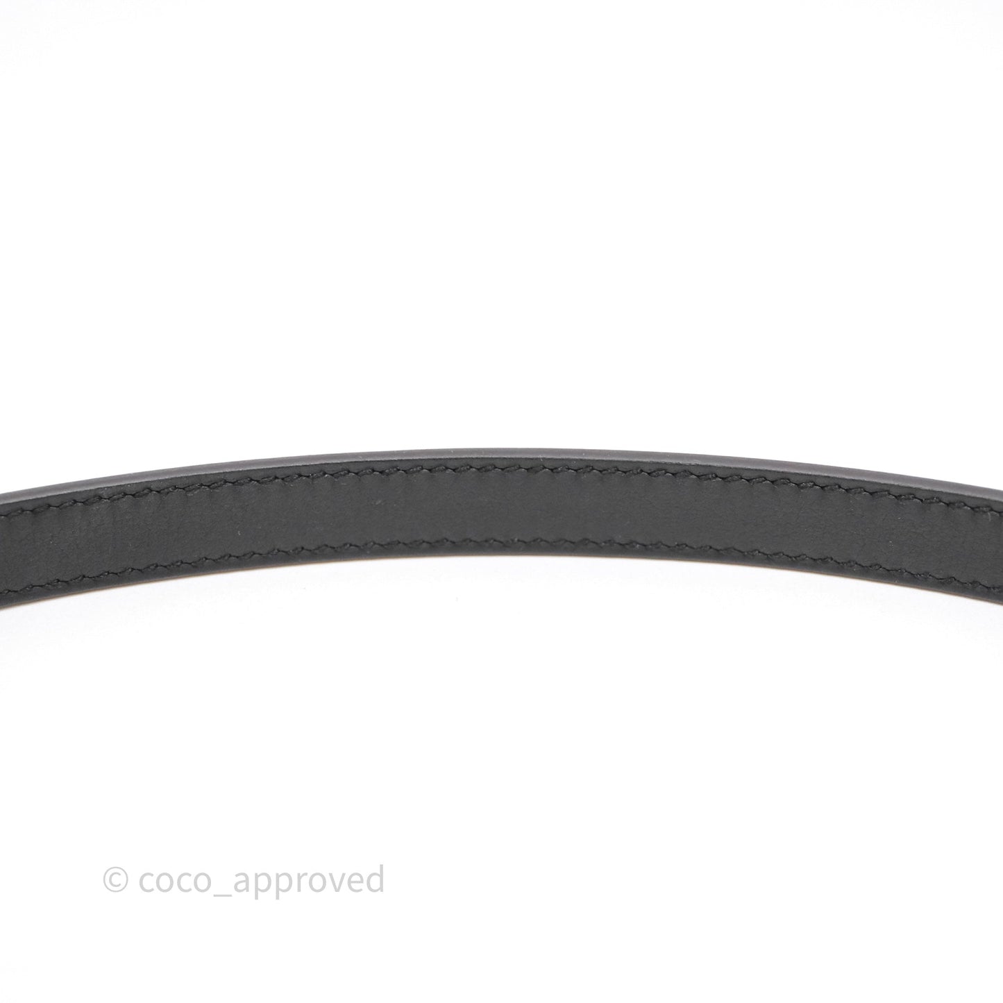 Hermès Lucky 15 Reversible Belt Noir/Gold