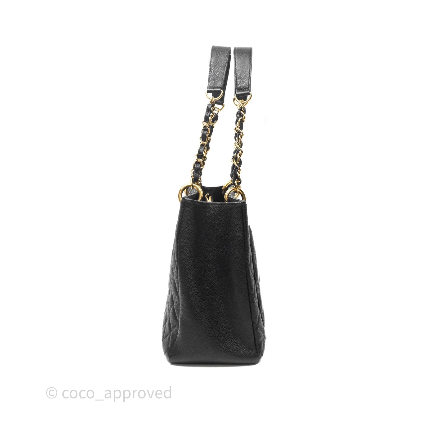 Chanel GST Black Caviar Gold Hardware