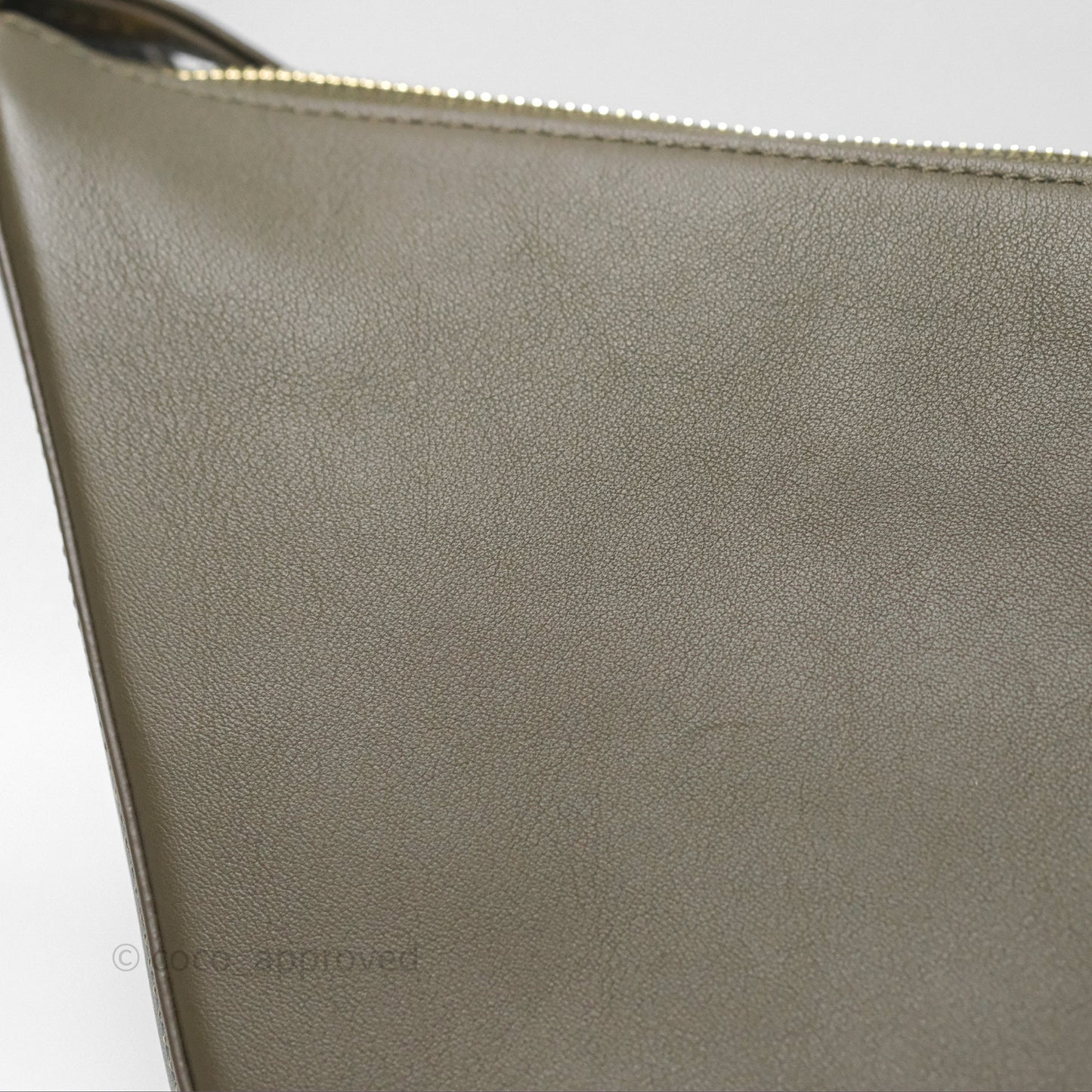 Loewe Mini Hammock Hobo In Classic Dark Khaki Green Calfskin