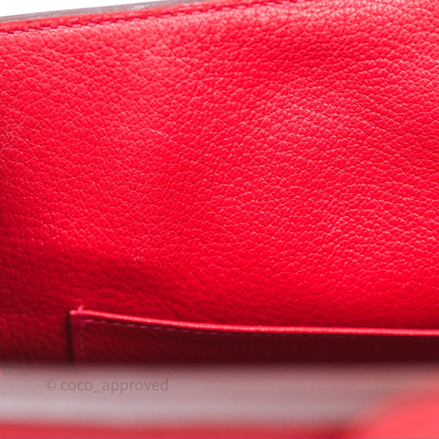 Hermès Birkin 30 Retourne Geranium D5 Togo Gold Hardware