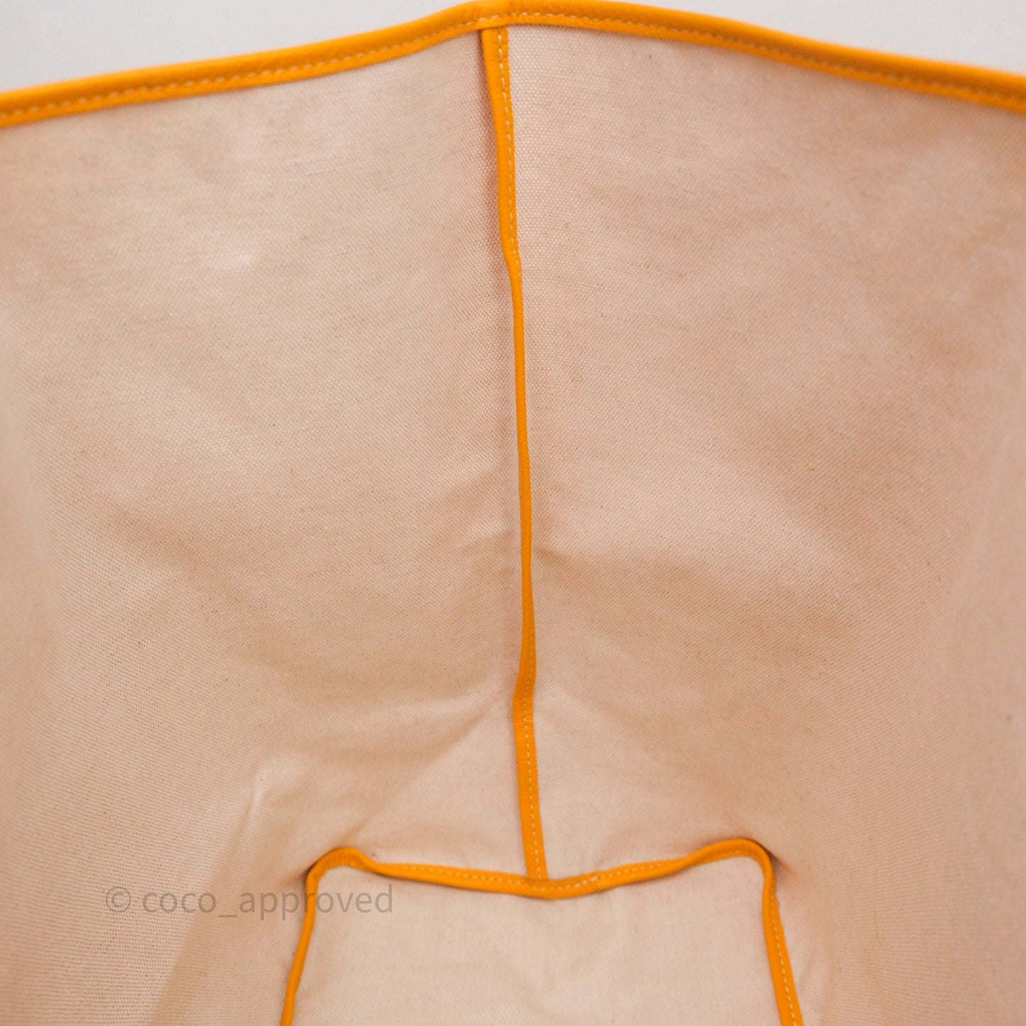 Goyard St. Louis GM Yellow Goyardine Canvas