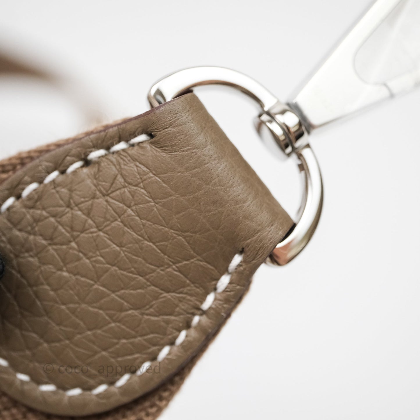 Hermès Evelyne 23 Etoupe 18 Clemence Palladium Hardware