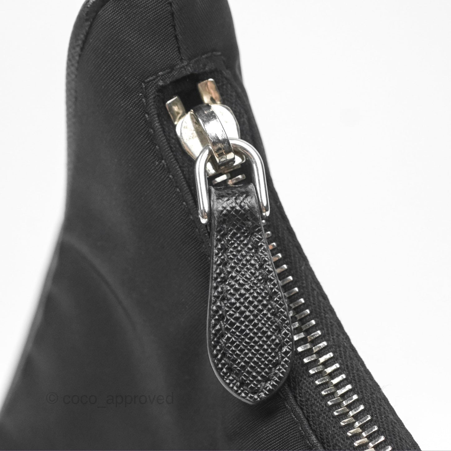 Prada Re-Edition 2005 Nylon Mini Bag Black Silver Hardware
