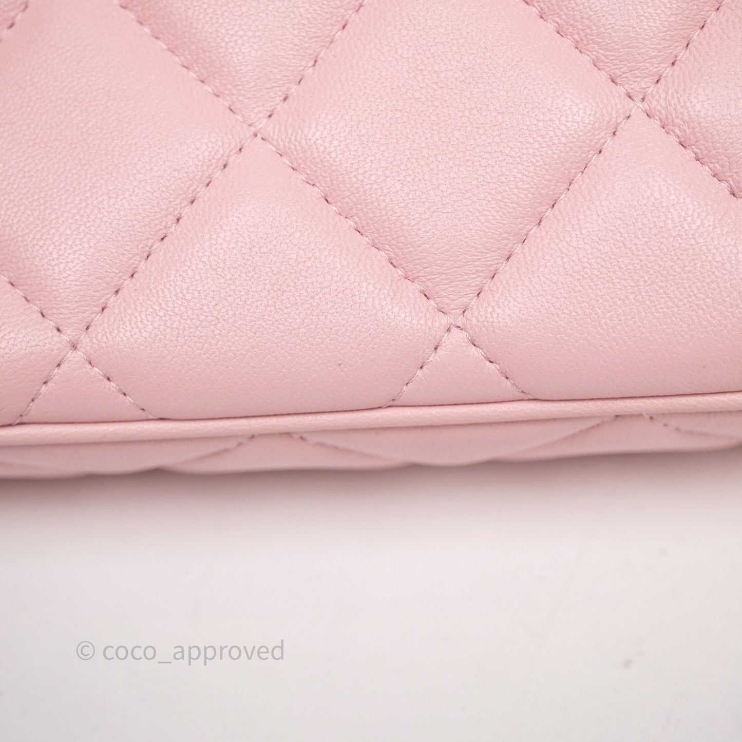 Chanel Quilted Hobo With CC Adjustable Chain Pink Lambskin Aged Gold Hardware