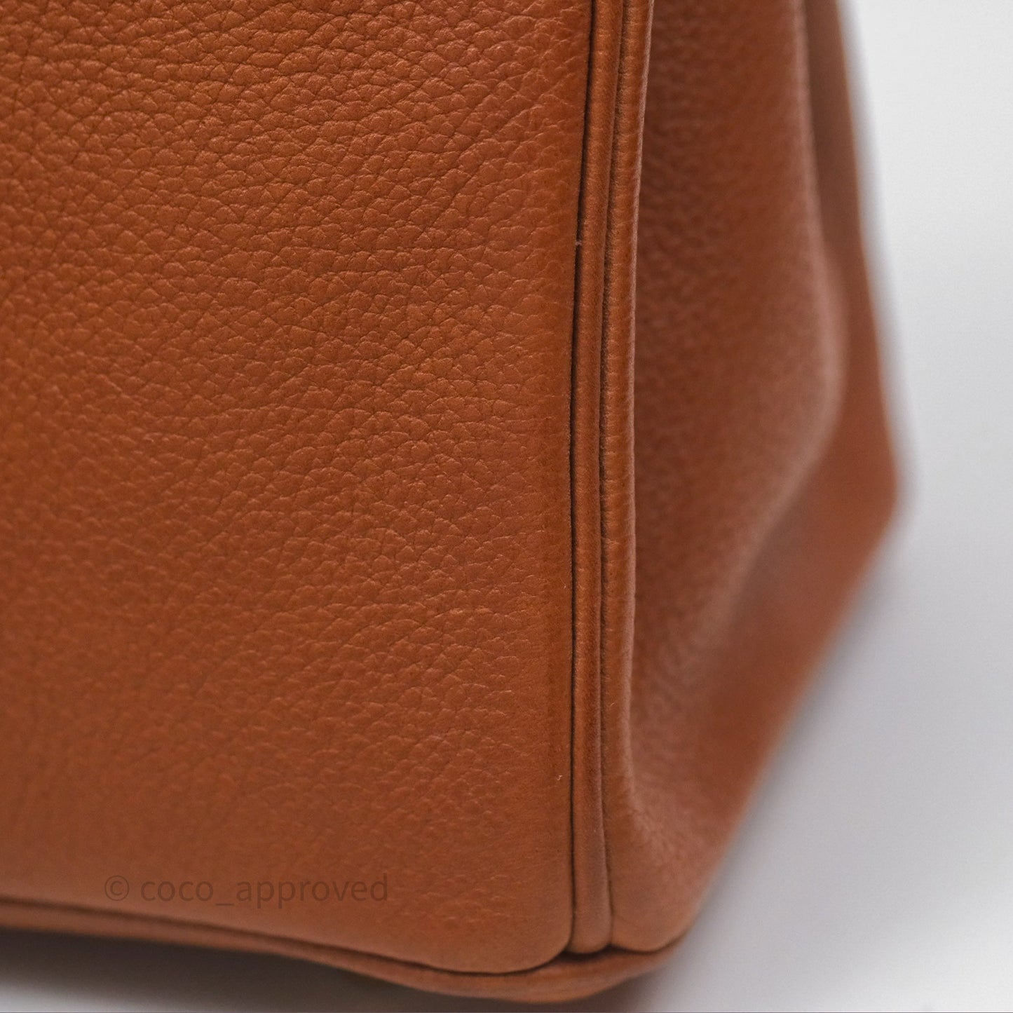 Hermès Birkin 25 Retourne Fauve 34 Barenia Gold Hardware