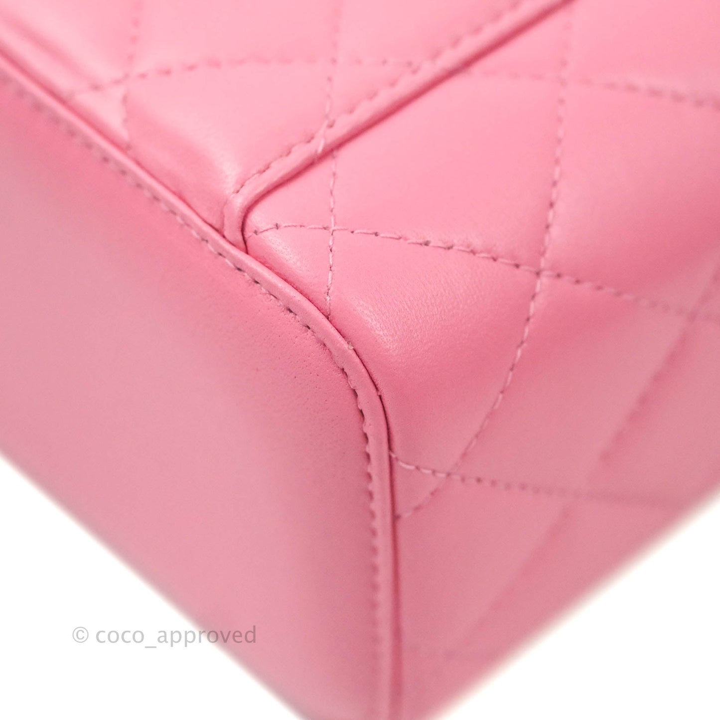 Chanel Small Trendy CC Box With Chain Pink Lambskin Gold Hardware