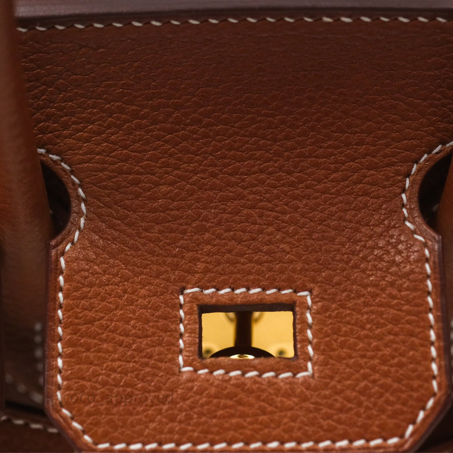 Hermès Birkin 25 Retourne Fauve 34 Barenia Gold Hardware