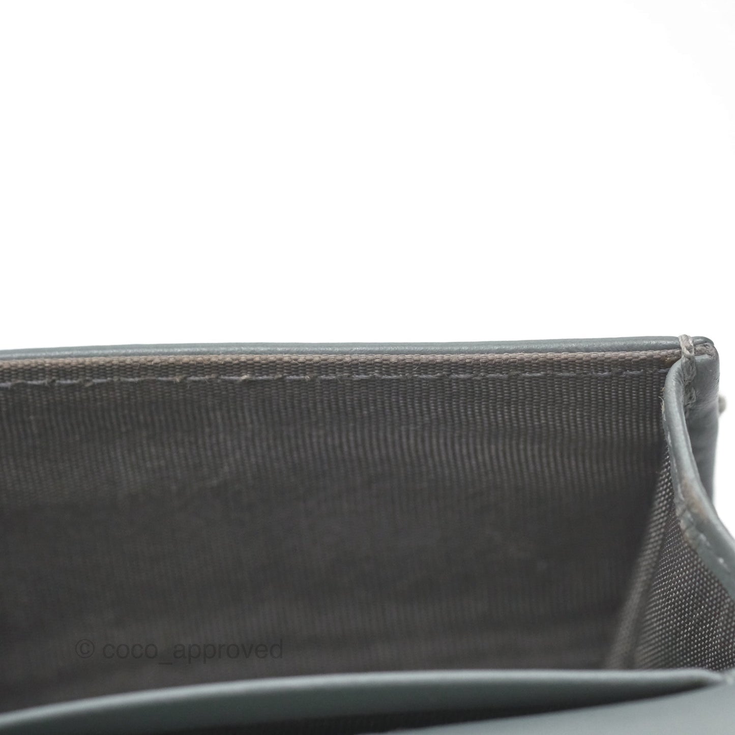 Christian Dior Saddle Bloom Card Holder Gray Dior Oblique Jacquard