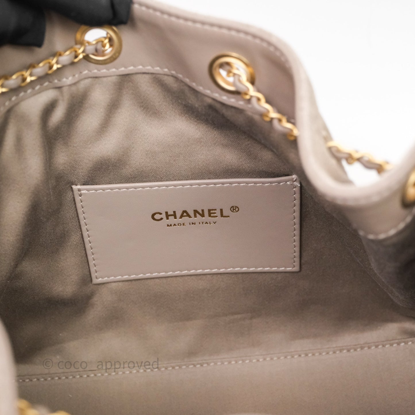 Chanel 25 Small Suede Calfskin Aged Gold Hardware
